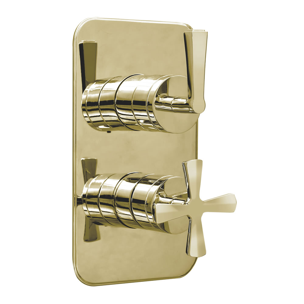 Riviera Shower valve without diverter - gold